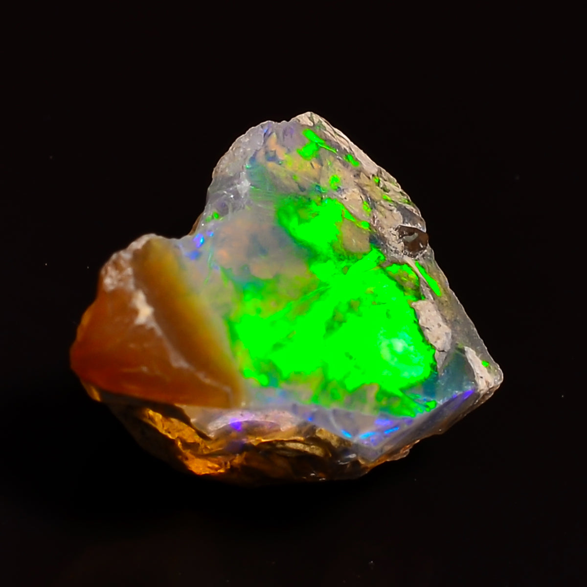 Splendid Top Grade Quality 100% Natural Welo Fire Ethiopian Opal Fancy Rough Loose Gemstone For Making Jewelry 16X11X8 MM 04.50 Cts. KR24-68 Sunkarton