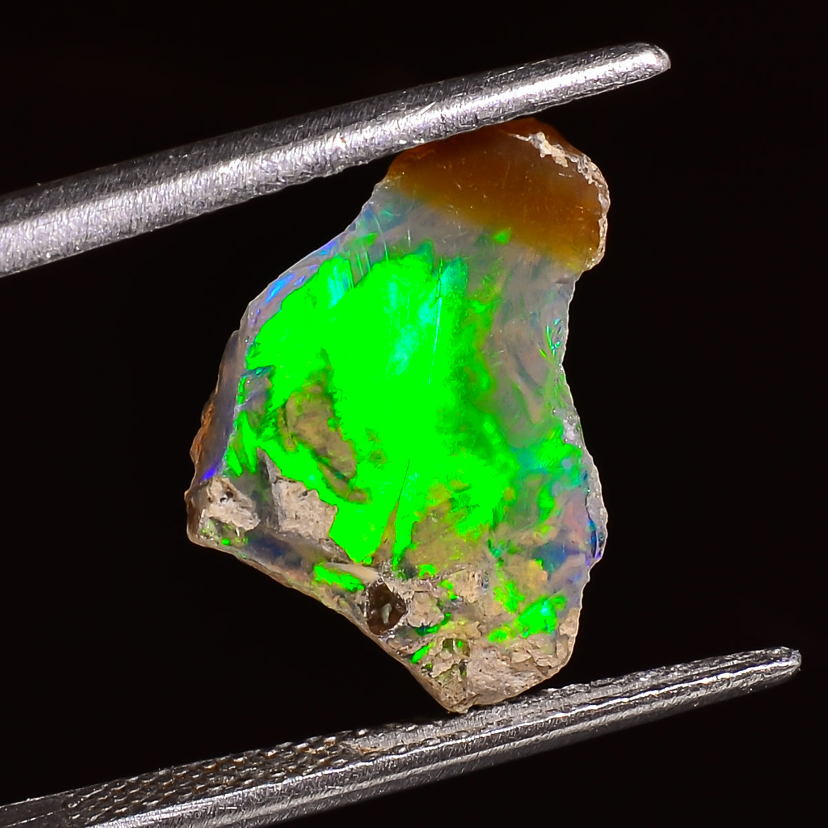 Splendid Top Grade Quality 100% Natural Welo Fire Ethiopian Opal Fancy Rough Loose Gemstone For Making Jewelry 16X11X8 MM 04.50 Cts. KR24-68 Sunkarton