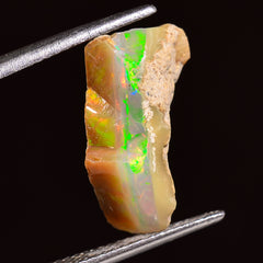 Stunning Top Grade Quality 100% Natural Welo Fire Ethiopian Opal Fancy Rough Loose Gemstone For Making Jewelry 16X11X8 MM 05.50 Cts. KR24-70 Sunkarton