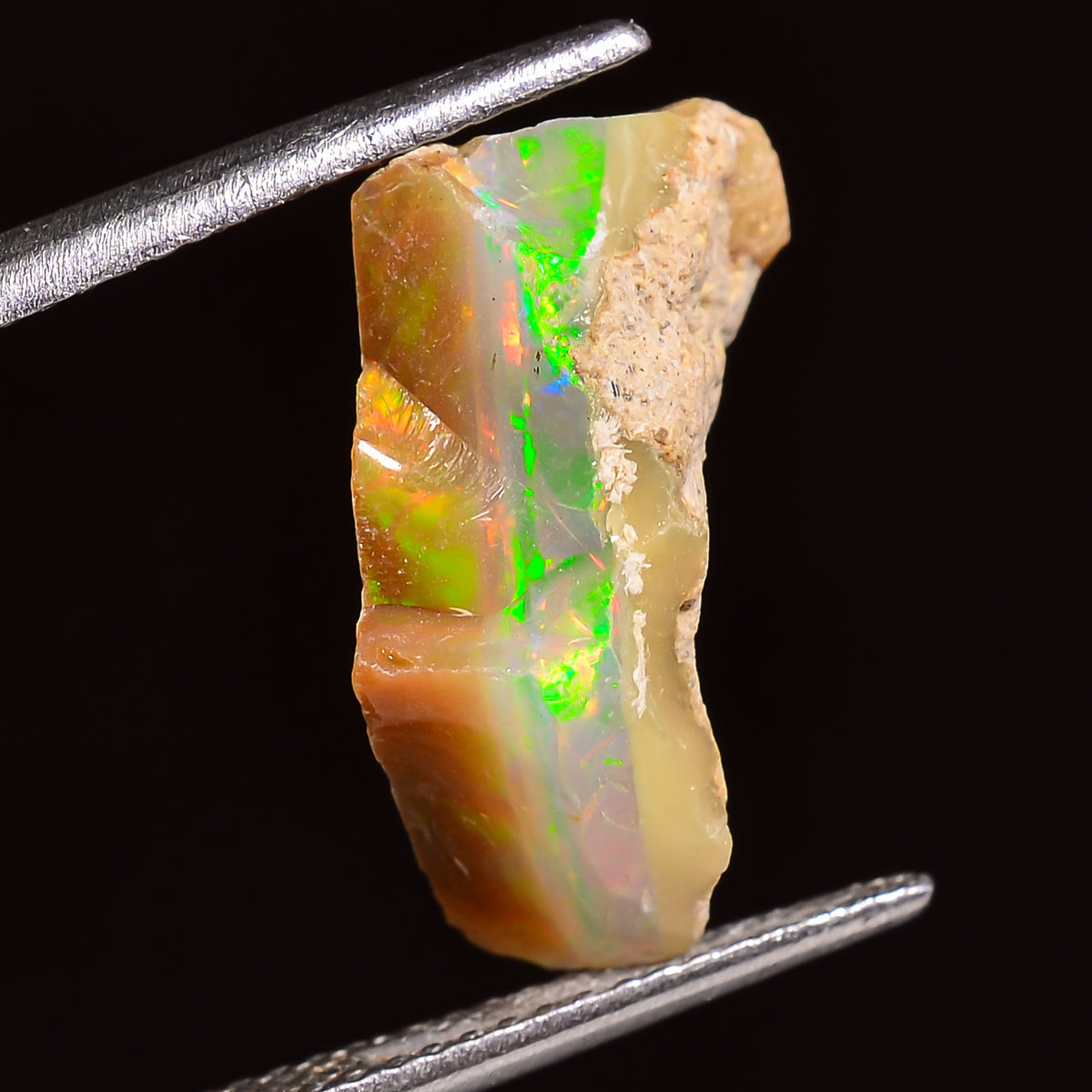 Stunning Top Grade Quality 100% Natural Welo Fire Ethiopian Opal Fancy Rough Loose Gemstone For Making Jewelry 16X11X8 MM 05.50 Cts. KR24-70 Sunkarton