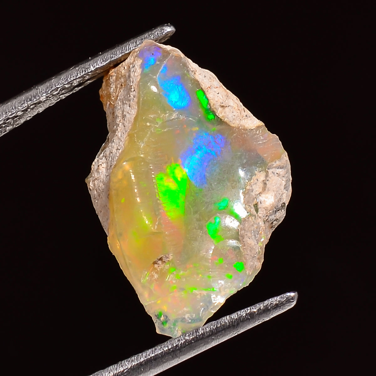 Supreme Top Grade Quality 100% Natural Welo Fire Ethiopian Opal Fancy Rough Loose Gemstone For Making Jewelry 17X11X8 MM 05.50 Cts. KR24-71 Sunkarton