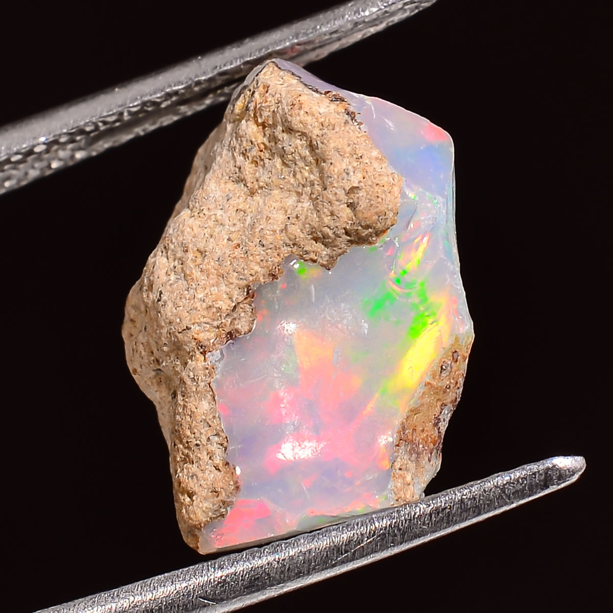Terrific Top Grade Quality 100% Natural Welo Fire Ethiopian Opal Fancy Rough Loose Gemstone For Making Jewelry 15X12X8 MM 05.00 Cts. KR24-73 Sunkarton