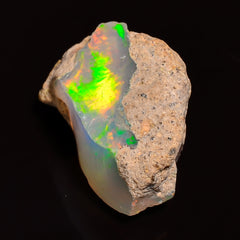 Unique Top Grade Quality 100% Natural Welo Fire Ethiopian Opal Fancy Rough Loose Gemstone For Making Jewelry 14X10X8 MM 04.00 Cts. KR24-74 Sunkarton
