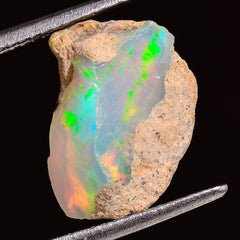 Unique Top Grade Quality 100% Natural Welo Fire Ethiopian Opal Fancy Rough Loose Gemstone For Making Jewelry 14X10X8 MM 04.00 Cts. KR24-74 Sunkarton