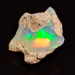 Wonderful Top Grade Quality 100% Natural Welo Fire Ethiopian Opal Rough Loose Gemstone For Making Jewelry 16X15X11 MM 07.00 Cts. KR24-75 Sunkarton
