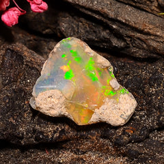 Amazing Top Grade Quality 100% Natural Welo Fire Ethiopian Opal Fancy Rough Loose Gemstone For Making Jewelry 15X12X6 MM 03.50 Cts. KR24-76 Sunkarton