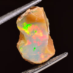 Attractive Top Grade Quality 100% Natural Welo Fire Ethiopian Opal Rough Loose Gemstone For Making Jewelry 15X11X8 MM 04.00 Cts. KR24-77 Sunkarton