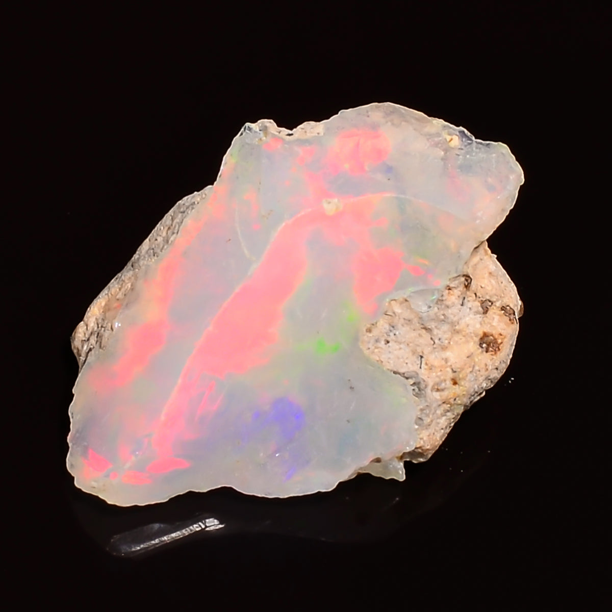 Awesome Top Grade Quality 100% Natural Welo Fire Ethiopian Opal Fancy Rough Loose Gemstone For Making Jewelry 16X11X7 MM 03.50 Cts. KR24-78 Sunkarton