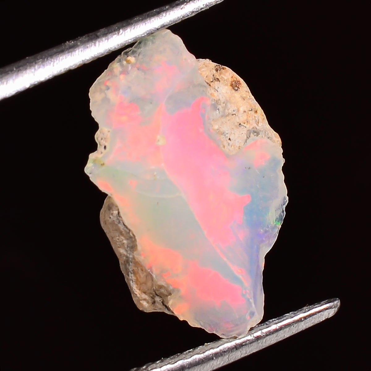 Awesome Top Grade Quality 100% Natural Welo Fire Ethiopian Opal Fancy Rough Loose Gemstone For Making Jewelry 16X11X7 MM 03.50 Cts. KR24-78 Sunkarton