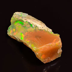 Beautiful Top Grade Quality 100% Natural Welo Fire Ethiopian Opal Rough Loose Gemstone For Making Jewelry 16X10X7 MM 04.00 Cts. KR24-79 Sunkarton