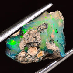 Exclusive Top Grade Quality 100% Natural Welo Fire Ethiopian Opal Rough Loose Gemstone For Making Jewelry 15X11X10 MM 04.50 Cts. KR24-83 Sunkarton