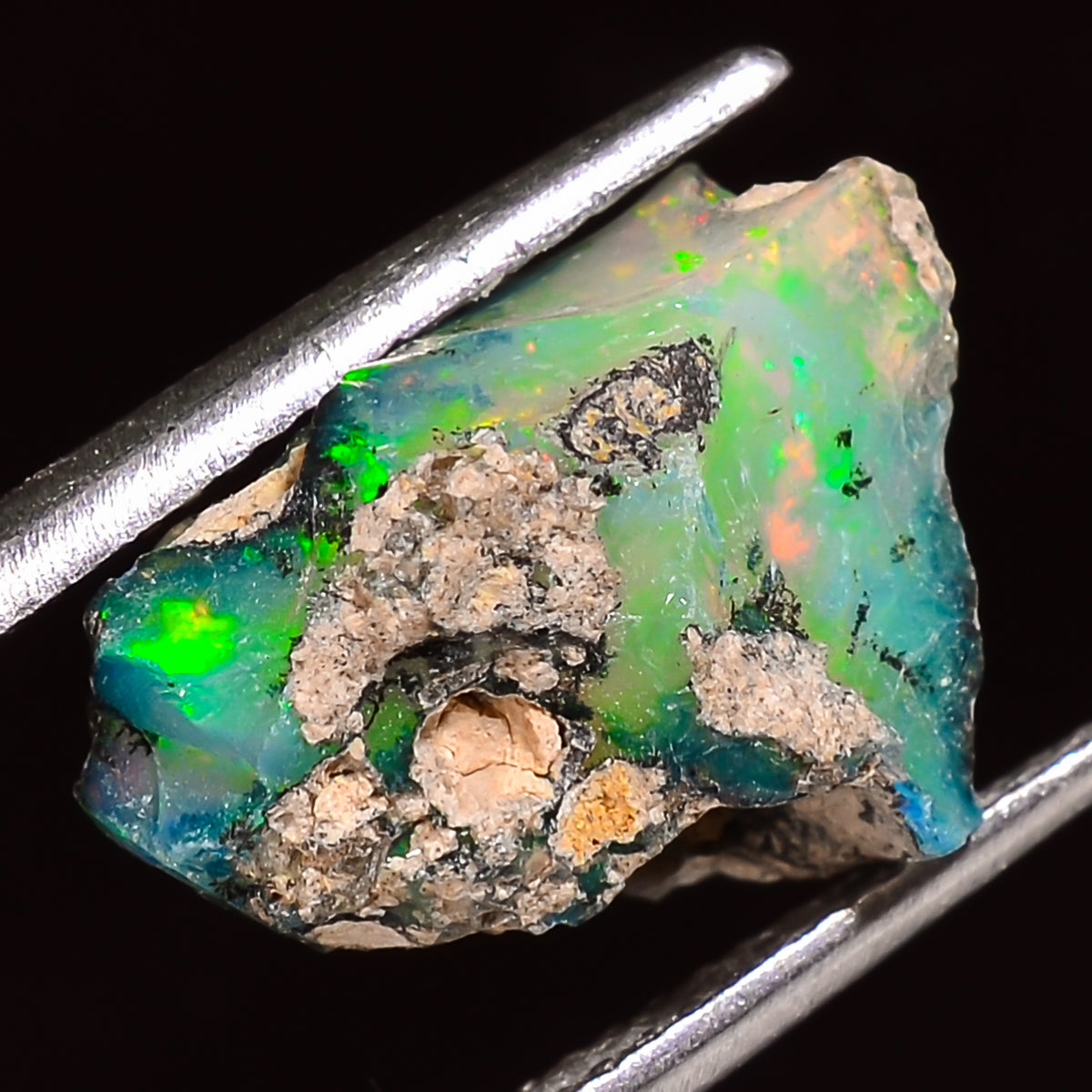 Exclusive Top Grade Quality 100% Natural Welo Fire Ethiopian Opal Rough Loose Gemstone For Making Jewelry 15X11X10 MM 04.50 Cts. KR24-83 Sunkarton