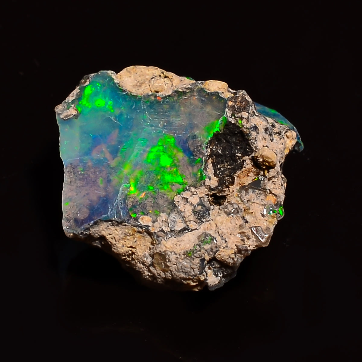 Elegant Top Grade Quality 100% Natural Welo Fire Ethiopian Opal Fancy Rough Loose Gemstone For Making Jewelry 15X14X7 MM 05.00 Cts. KR24-84 Sunkarton