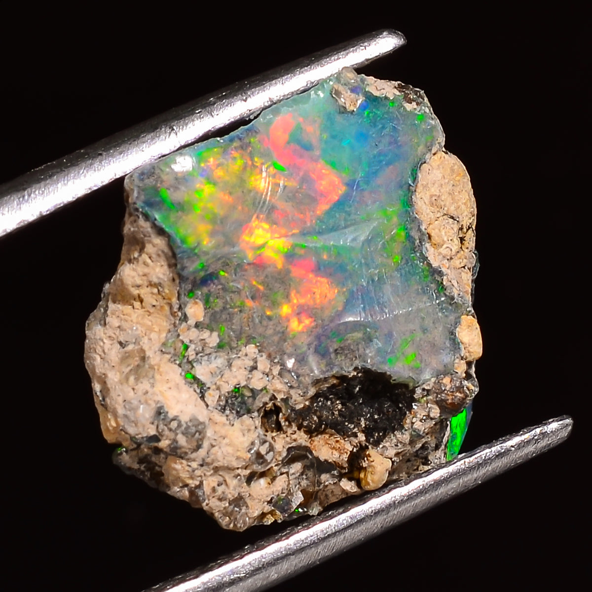 Elegant Top Grade Quality 100% Natural Welo Fire Ethiopian Opal Fancy Rough Loose Gemstone For Making Jewelry 15X14X7 MM 05.00 Cts. KR24-84 Sunkarton