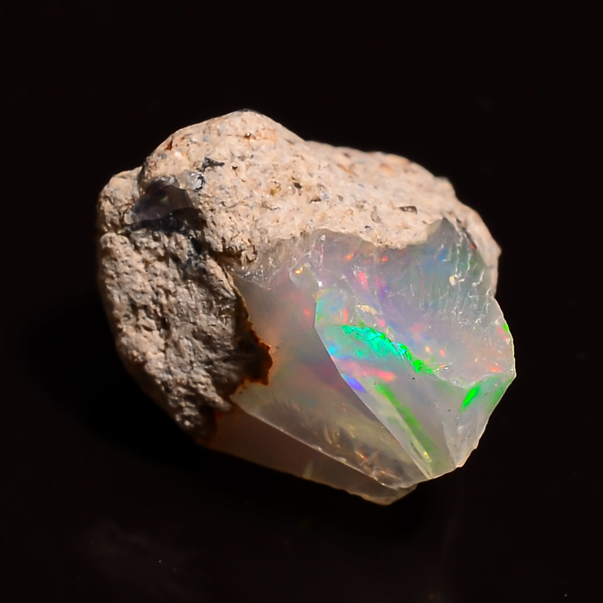 Fabulous Top Grade Quality 100% Natural Welo Fire Ethiopian Opal Fancy Rough Loose Gemstone For Making Jewelry 13X10X9 MM 04.00 Cts. KR24-85 Sunkarton