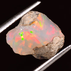 Fabulous Top Grade Quality 100% Natural Welo Fire Ethiopian Opal Fancy Rough Loose Gemstone For Making Jewelry 13X10X9 MM 04.00 Cts. KR24-85 Sunkarton