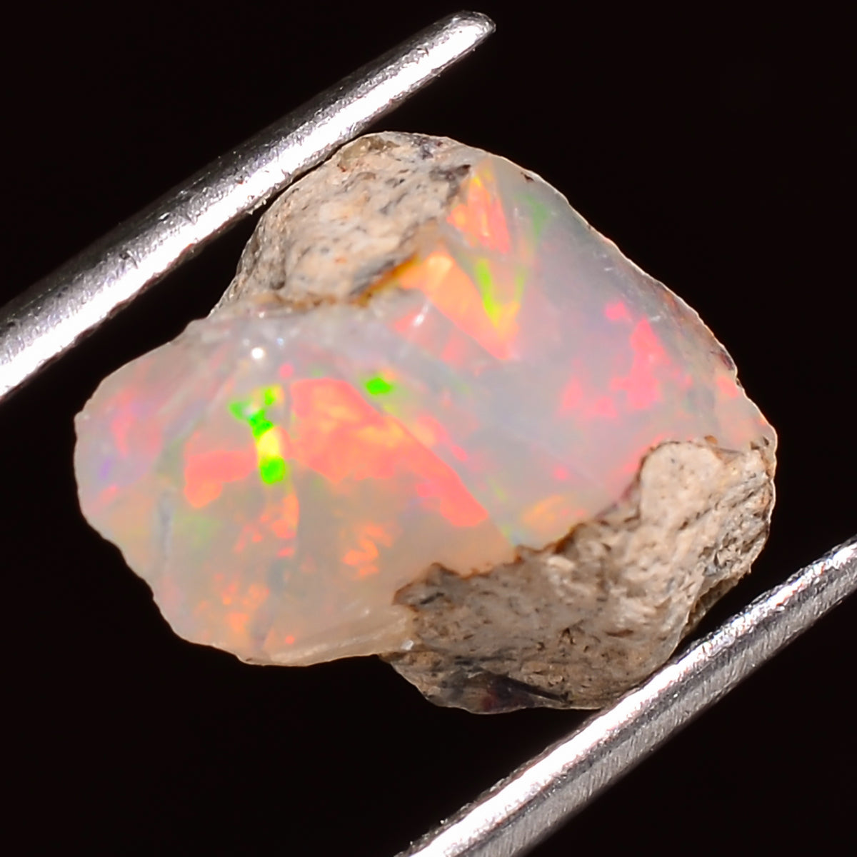 Fabulous Top Grade Quality 100% Natural Welo Fire Ethiopian Opal Fancy Rough Loose Gemstone For Making Jewelry 13X10X9 MM 04.00 Cts. KR24-85 Sunkarton