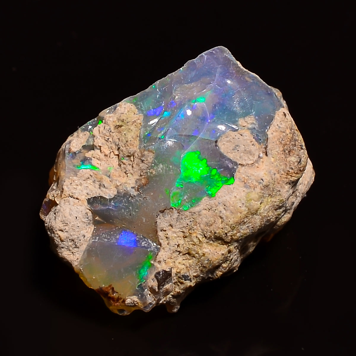 Fantastic Top Grade Quality 100% Natural Welo Fire Ethiopian Opal Rough Loose Gemstone For Making Jewelry 17X12X11 MM 07.50 Cts. KR24-86 Sunkarton