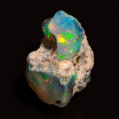 Gorgeous Top Grade Quality 100% Natural Welo Fire Ethiopian Opal Rough Loose Gemstone For Making Jewelry 15X10X10 MM 05.00 Cts. KR24-87 Sunkarton