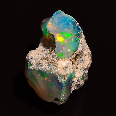 Gorgeous Top Grade Quality 100% Natural Welo Fire Ethiopian Opal Rough Loose Gemstone For Making Jewelry 15X10X10 MM 05.00 Cts. KR24-87 Sunkarton