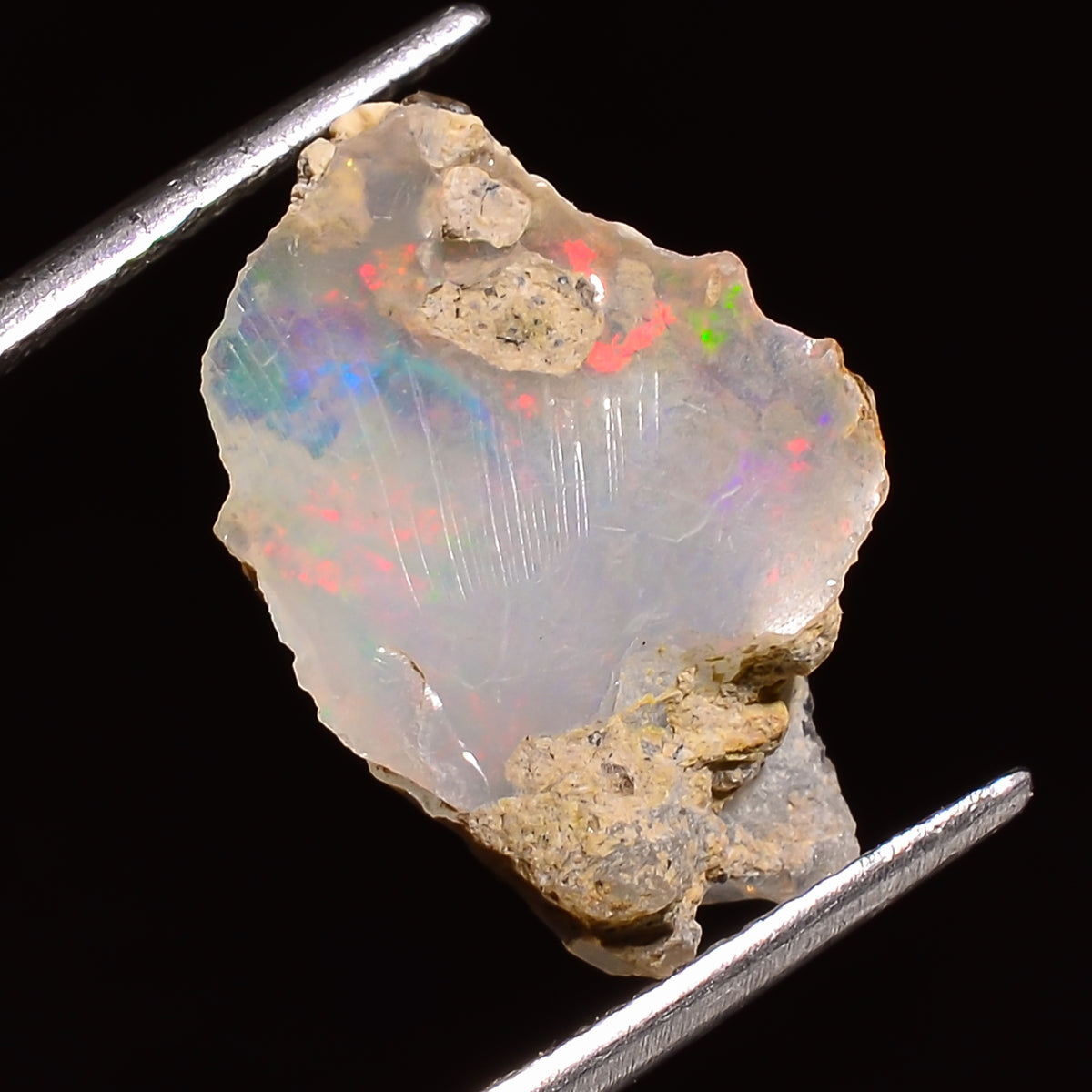 Immaculate Top Grade Quality 100% Natural Welo Fire Ethiopian Opal Rough Loose Gemstone For Making Jewelry 18X12X5 MM 03.50 Cts. KR24-88 Sunkarton