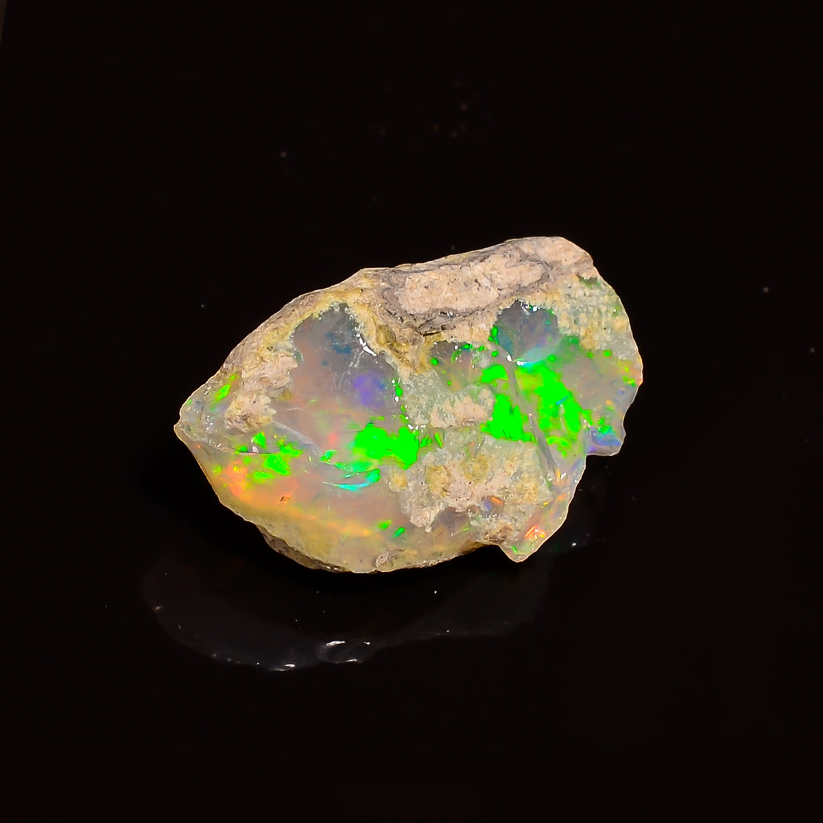 Exclusive Top Grade Quality 100% Natural Welo Fire Ethiopian Opal Fancy Rough Loose Gemstone For Making Jewelry 16X11X7 MM 04.50 Cts. KR24-8 Sunkarton