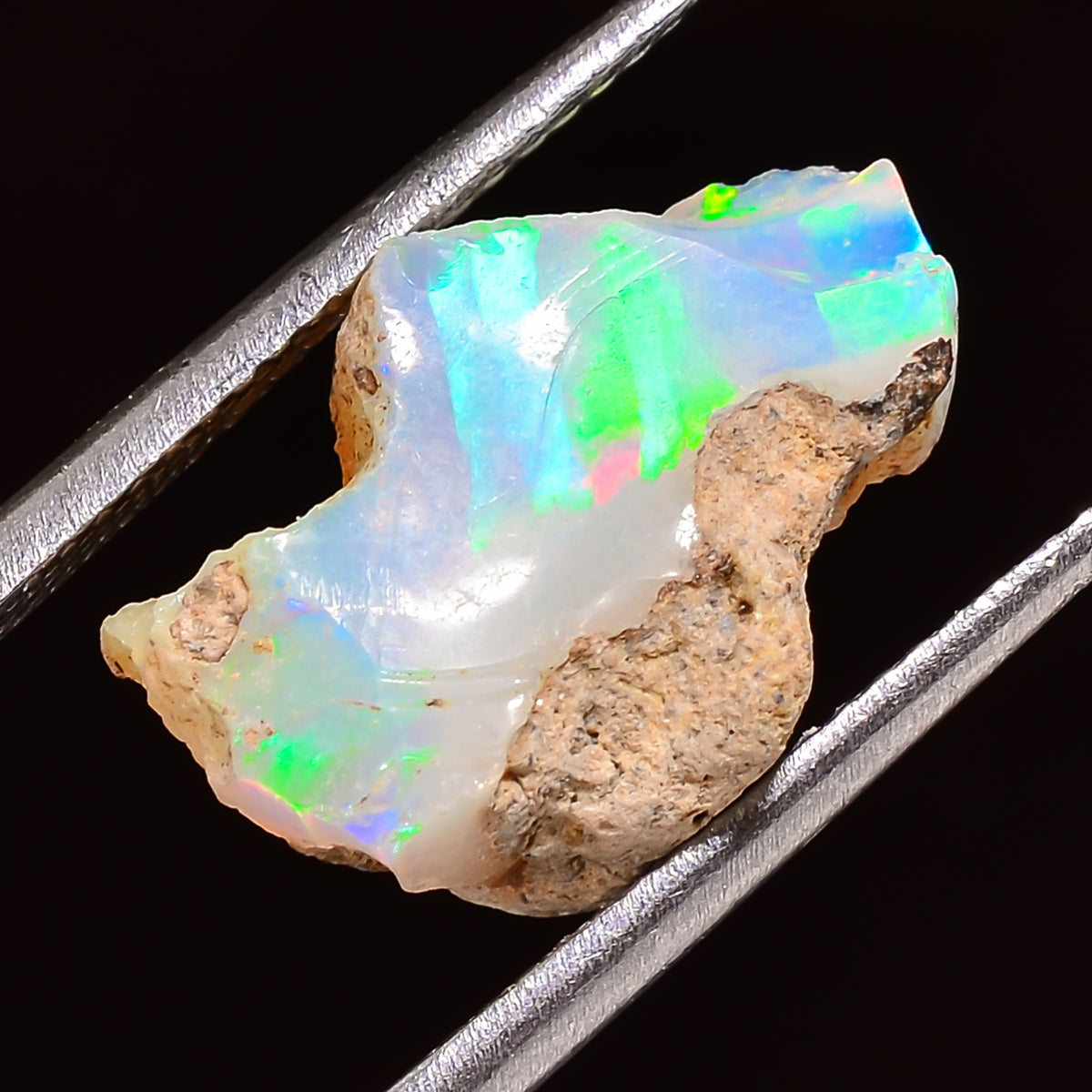 Marvellous Top Grade Quality 100% Natural Welo Fire Ethiopian Opal Rough Loose Gemstone For Making Jewelry 15X10X8 MM 03.50 Cts. KR24-90 Sunkarton