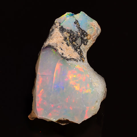 Mind Blowing Top Grade Quality 100% Natural Welo Fire Ethiopian Opal Rough Loose Gemstone For Making Jewelry 20X12X11 MM 07.00 Cts. KR24-91 Sunkarton