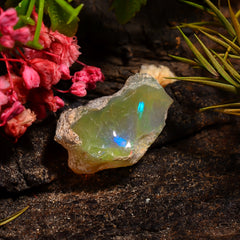 Splendid Top Grade Quality 100% Natural Welo Fire Ethiopian Opal Fancy Rough Loose Gemstone For Making Jewelry 18X12X9 MM 08.50 Cts. KR24-93 Sunkarton