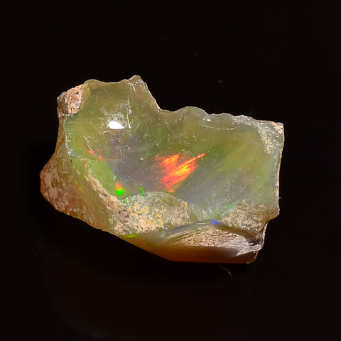 Splendid Top Grade Quality 100% Natural Welo Fire Ethiopian Opal Fancy Rough Loose Gemstone For Making Jewelry 18X12X9 MM 08.50 Cts. KR24-93 Sunkarton