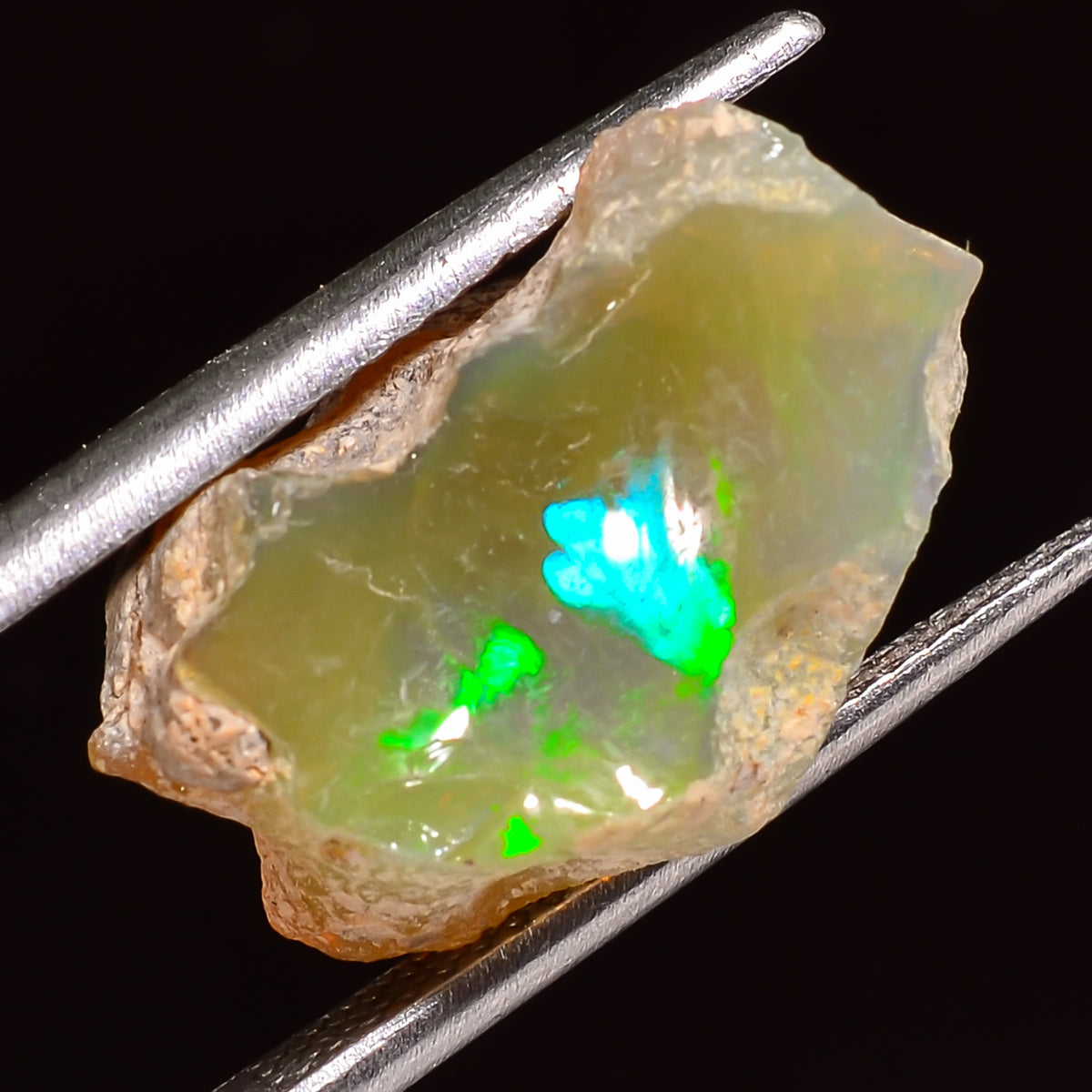 Splendid Top Grade Quality 100% Natural Welo Fire Ethiopian Opal Fancy Rough Loose Gemstone For Making Jewelry 18X12X9 MM 08.50 Cts. KR24-93 Sunkarton