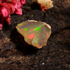 Superb Top Grade Quality 100% Natural Welo Fire Ethiopian Opal Fancy Rough Loose Gemstone For Making Jewelry 11X9X7 MM 02.50 Cts. KR24-94 Sunkarton