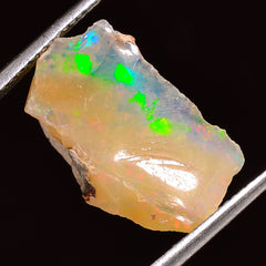 Supreme Top Grade Quality 100% Natural Welo Fire Ethiopian Opal Fancy Rough Loose Gemstone For Making Jewelry 18X11X7 MM 05.50 Cts. KR24-96 Sunkarton