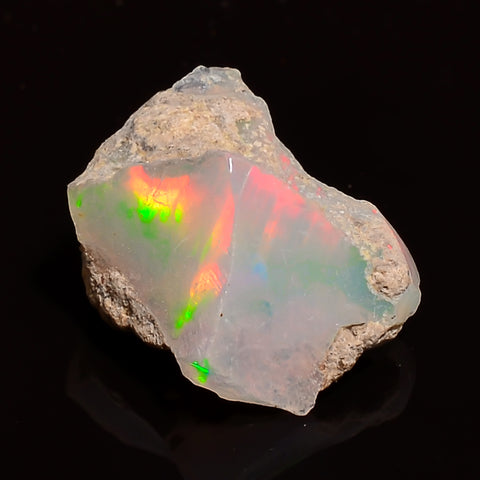 Terrific Top Grade Quality 100% Natural Welo Fire Ethiopian Opal Fancy Rough Loose Gemstone For Making Jewelry 13X10X8 MM 03.00 Cts. KR24-98 Sunkarton