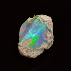 Wonderful Top Grade Quality 100% Natural Welo Fire Ethiopian Opal Rough Loose Gemstone For Making Jewelry 16X13X12 MM 08.50 Cts. KR25-100 Sunkarton