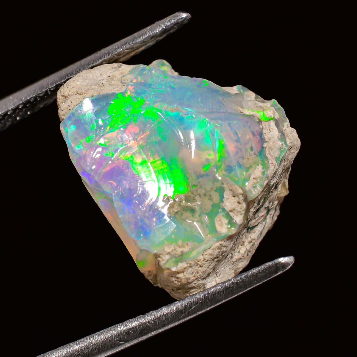 Wonderful Top Grade Quality 100% Natural Welo Fire Ethiopian Opal Rough Loose Gemstone For Making Jewelry 16X13X12 MM 08.50 Cts. KR25-100 Sunkarton