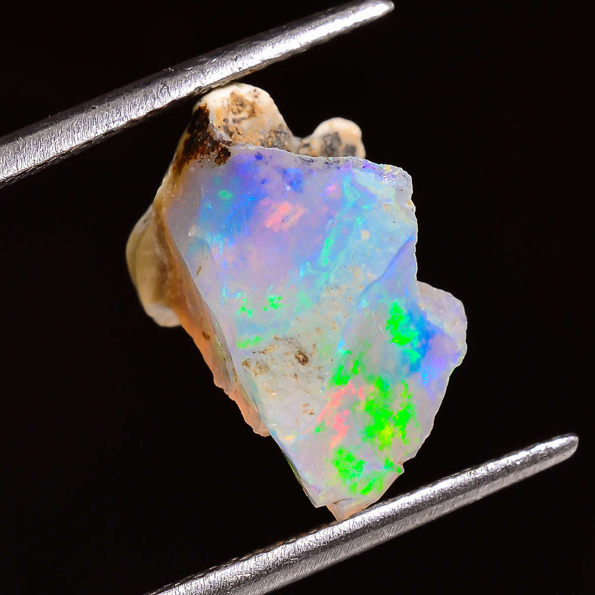 Immaculate Top Grade Quality 100% Natural Welo Fire Ethiopian Opal Rough Loose Gemstone For Making Jewelry 15X9X8 MM 04.00 Cts. KR25-13 Sunkarton