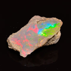 Marvellous Top Grade Quality 100% Natural Welo Fire Ethiopian Opal Rough Loose Gemstone For Making Jewelry 19X11X9 MM 05.50 Cts. KR25-15 Sunkarton