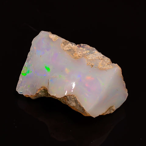 Outstanding Top Grade Quality 100% Natural Welo Fire Ethiopian Opal Rough Loose Gemstone For Making Jewelry 20X12X9 MM 09.50 Cts. KR25-17 Sunkarton