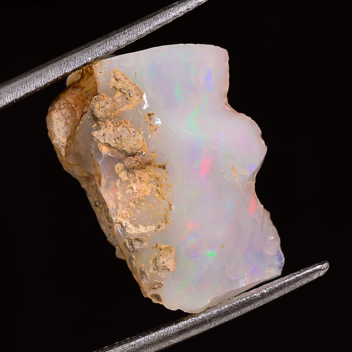 Outstanding Top Grade Quality 100% Natural Welo Fire Ethiopian Opal Rough Loose Gemstone For Making Jewelry 20X12X9 MM 09.50 Cts. KR25-17 Sunkarton