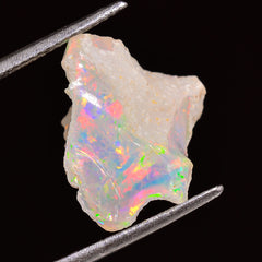 Superb Top Grade Quality 100% Natural Welo Fire Ethiopian Opal Fancy Rough Loose Gemstone For Making Jewelry 15X15X10 MM 06.00 Cts. KR25-19 Sunkarton