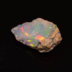 Amazing Top Grade Quality 100% Natural Welo Fire Ethiopian Opal Fancy Rough Loose Gemstone For Making Jewelry 20X12X8 MM 06.50 Cts. KR25-1 Sunkarton