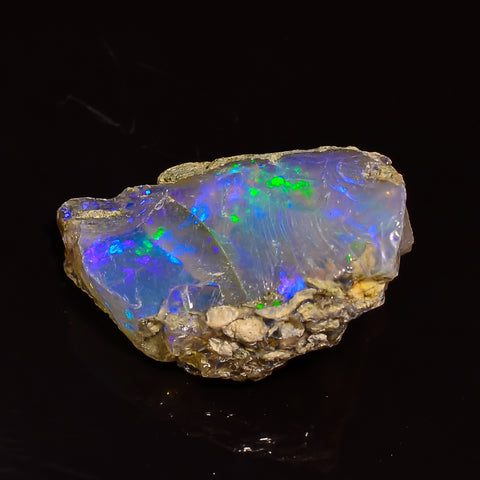 Supreme Top Grade Quality 100% Natural Welo Fire Ethiopian Opal Fancy Rough Loose Gemstone For Making Jewelry 21X12X11 MM 09.00 Cts. KR25-21 Sunkarton