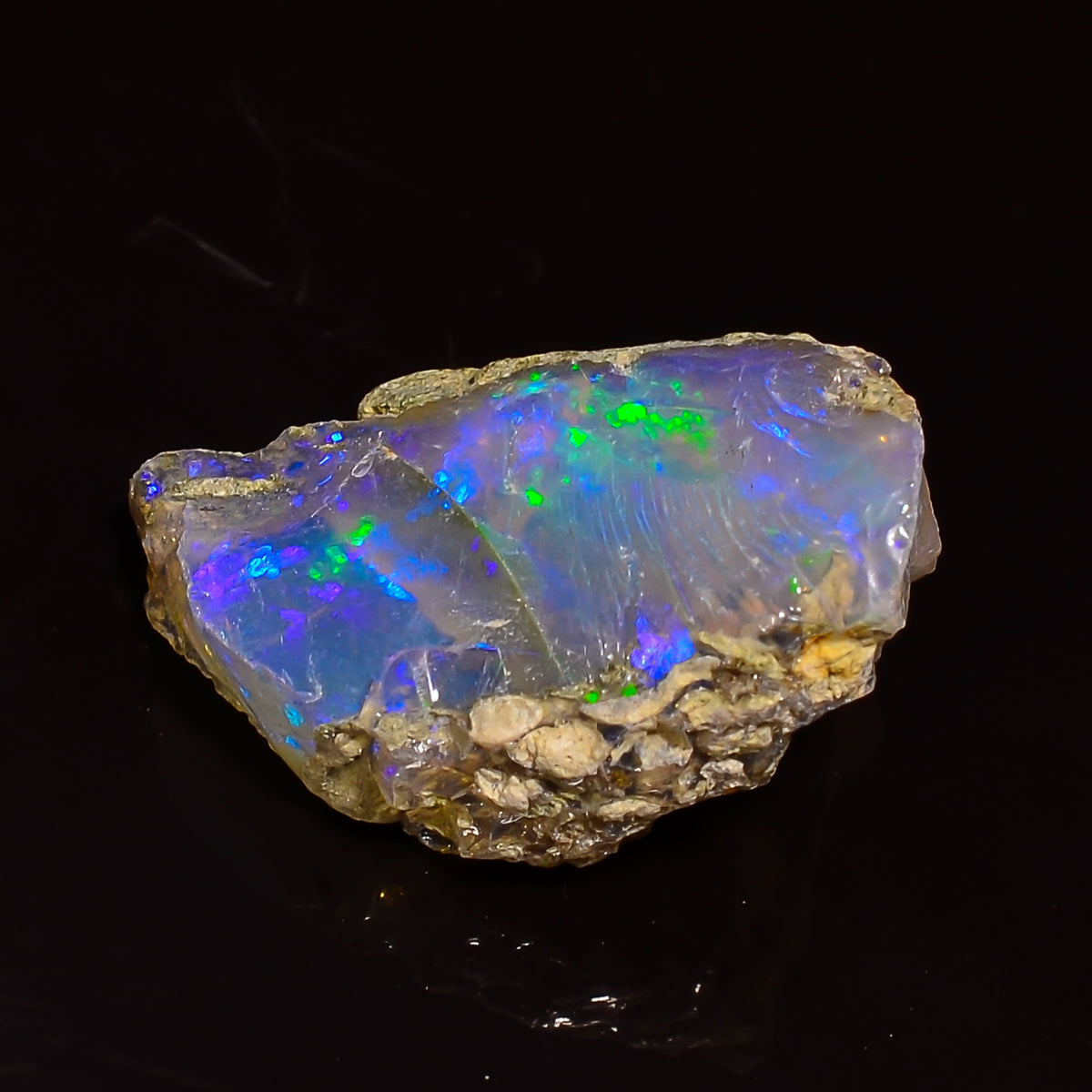 Supreme Top Grade Quality 100% Natural Welo Fire Ethiopian Opal Fancy Rough Loose Gemstone For Making Jewelry 21X12X11 MM 09.00 Cts. KR25-21 Sunkarton