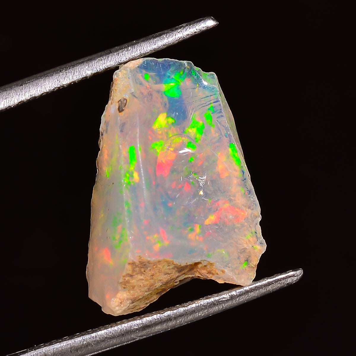 Tempting Top Grade Quality 100% Natural Welo Fire Ethiopian Opal Fancy Rough Loose Gemstone For Making Jewelry 17X10X9 MM 05.50 Cts. KR25-22 Sunkarton