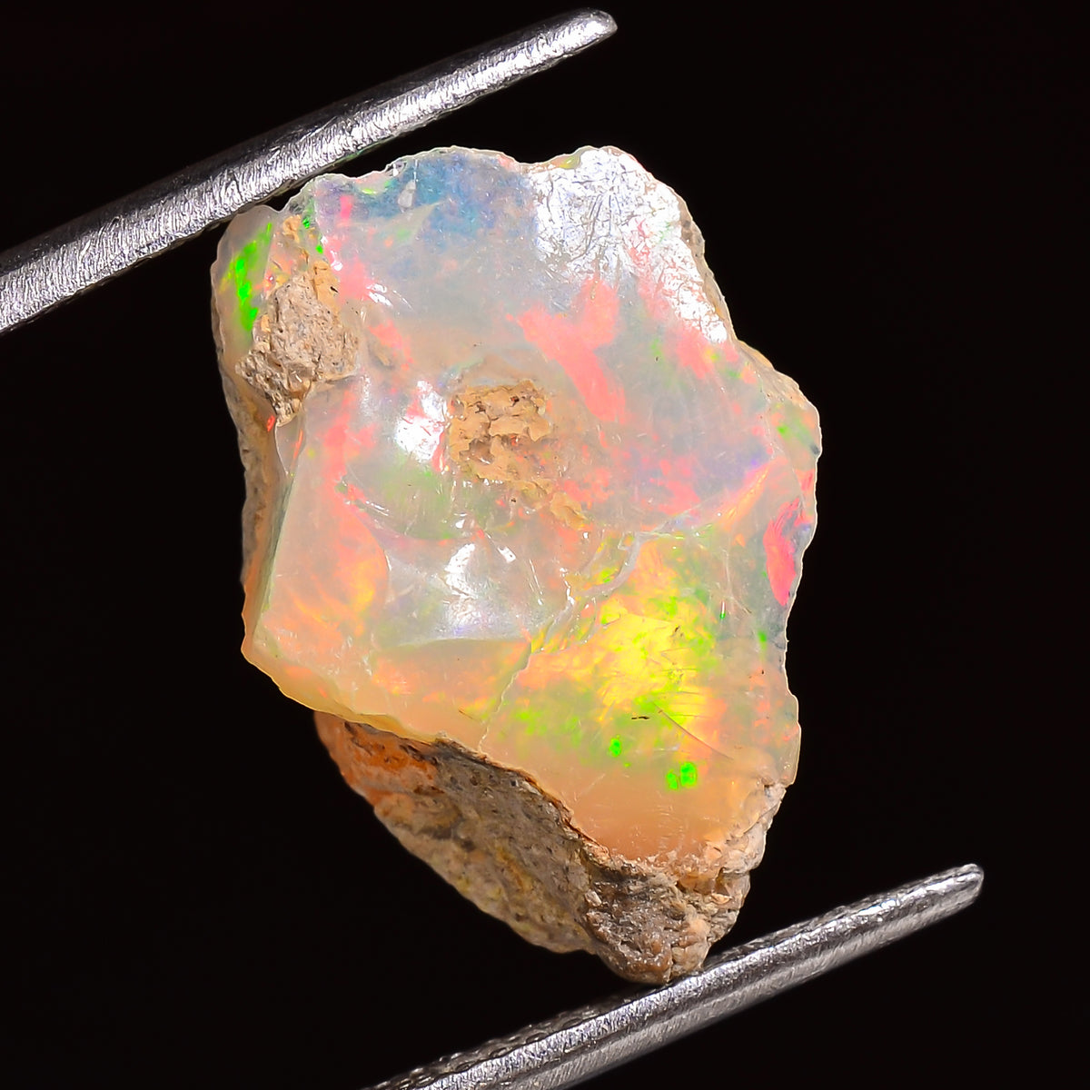 Wonderful Top Grade Quality 100% Natural Welo Fire Ethiopian Opal Rough Loose Gemstone For Making Jewelry 18X13X9 MM 04.50 Cts. KR25-25 Sunkarton