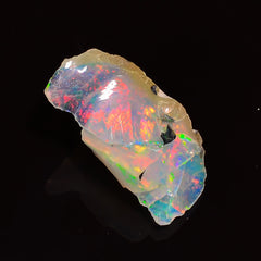 Amazing Top Grade Quality 100% Natural Welo Fire Ethiopian Opal Fancy Rough Loose Gemstone For Making Jewelry 18X10X8 MM 04.00 Cts. KR25-26 Sunkarton