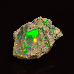 Attractive Top Grade Quality 100% Natural Welo Fire Ethiopian Opal Rough Loose Gemstone For Making Jewelry 18X15X13 MM 12.00 Cts. KR25-27 Sunkarton