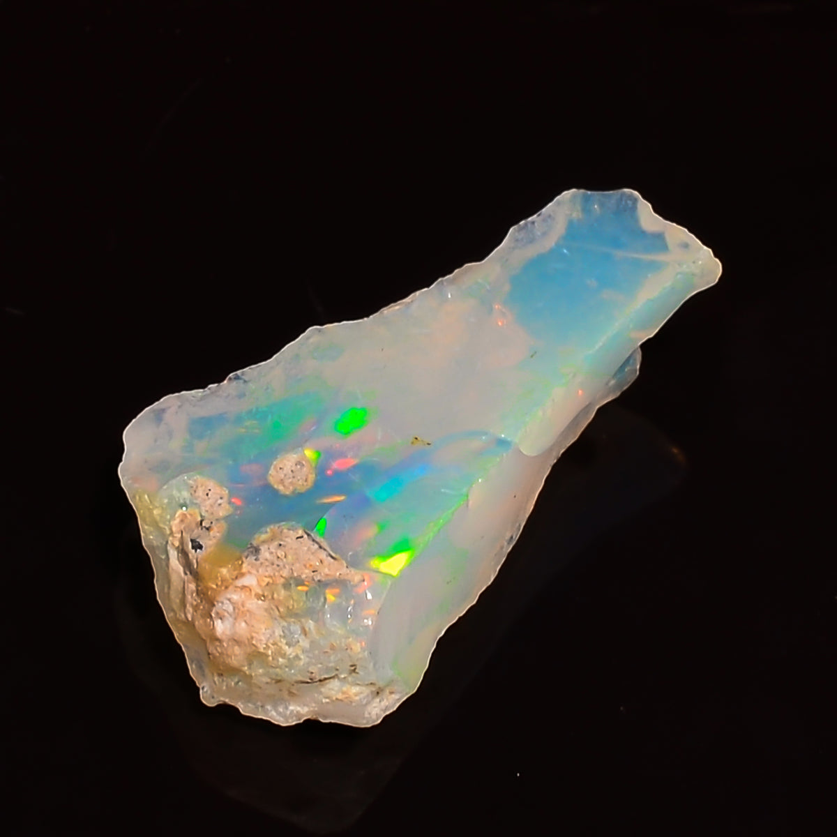 Awesome Top Grade Quality 100% Natural Welo Fire Ethiopian Opal Fancy Rough Loose Gemstone For Making Jewelry 22X13X6 MM 05.50 Cts. KR25-28 Sunkarton