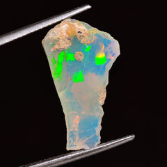 Awesome Top Grade Quality 100% Natural Welo Fire Ethiopian Opal Fancy Rough Loose Gemstone For Making Jewelry 22X13X6 MM 05.50 Cts. KR25-28 Sunkarton